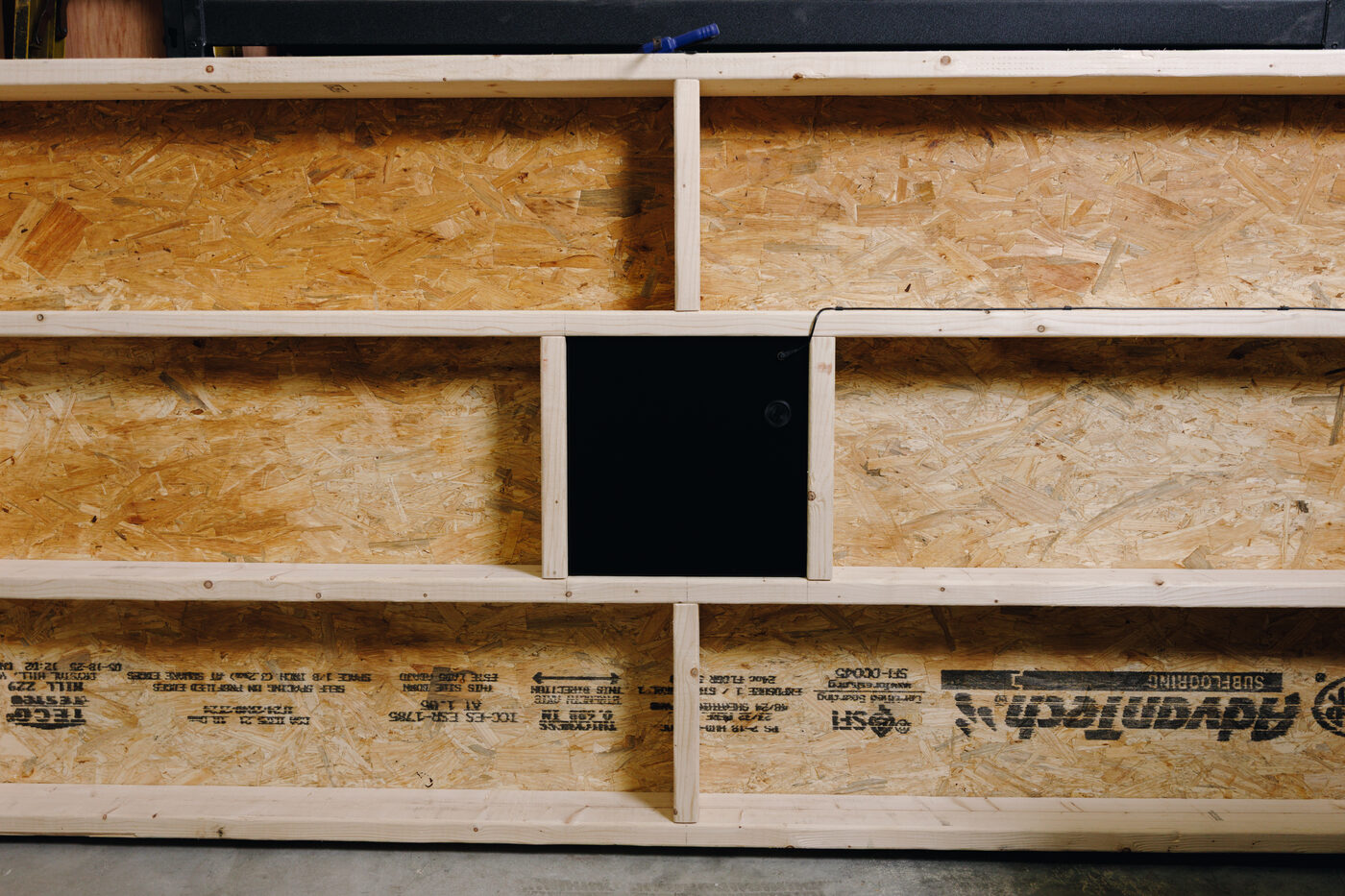 FloDo unit built into the subfloor